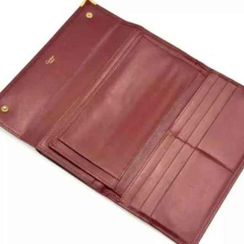 FULL INCLUSION CARTIER KISSLOCK TRIFOLD  WALLET ! [PRE-LOVED] - Picture 2 of 9